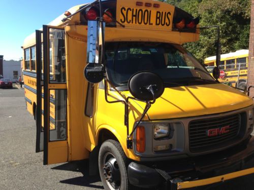 2001 gmc school bus thomas yellow bus