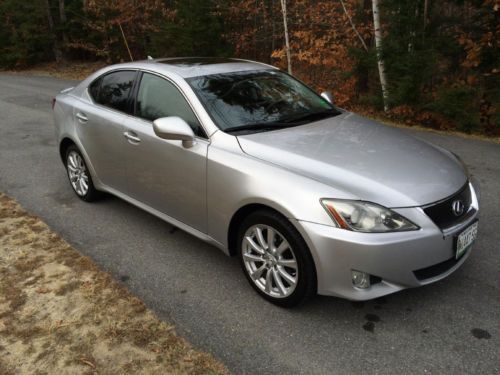 2008 lexus is250 silver awd loaded with nav with only 73k miles no reserve!!!!