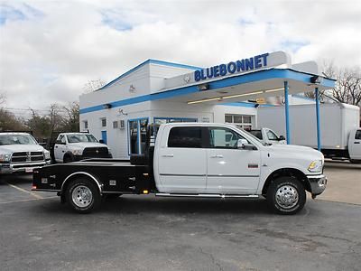 Laramie hd cab &amp; chassis dually cm bed leather mp3 sirius uconnect navigation
