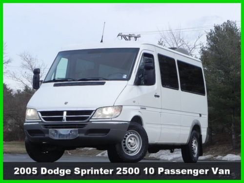 2005 dodge sprinter wagon van 2500 shc 10 passenger 2.7l mercedes diesel loaded