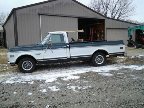 1970 cst/10 driver quality project truck factpry a/c,tach dash