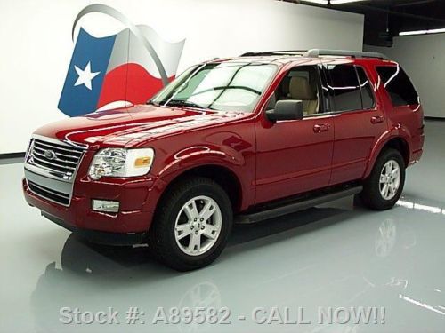 2010 ford explorer 7-pass sunroof htd leather dvd 59k! texas direct auto
