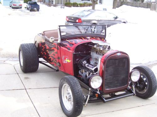 1929 ford model a highboy  roadster hot rod