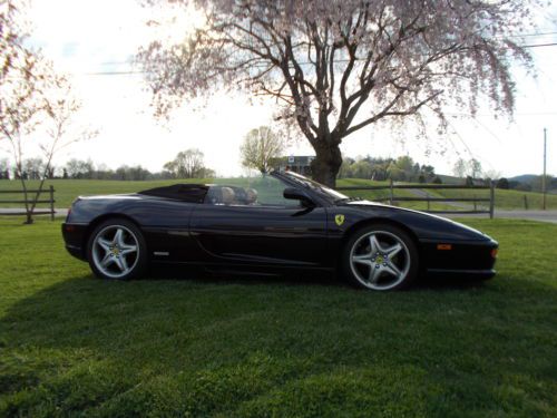 Ferrari 355 spider convertible  black on tan absolutly gorgeous