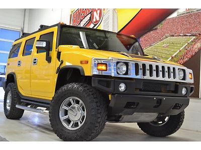 07 hummer h2 awd leather moonroof bose sound 80k financing mint am/fm/cd alloy