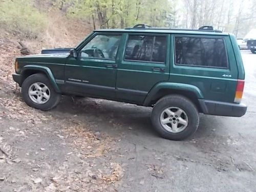 1999 jeep cherokee green