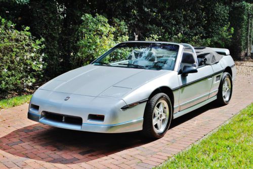 Very rare v-6 1985 pontiac fiero gt convertible loaded must see drive only one
