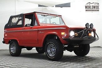1973 ford bronco! uncut and nicely restored! 3 tops! crate 347 motor! must see!