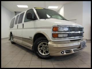 2002 chevy express conversion van, limited se, tv, leather, clean carfax