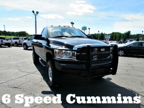2008 dodge ram 2500 6 speed manual cummins turbo diesel 4x4 pickup truck 4wd