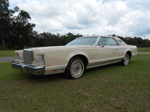 1979 lincoln mark v cartier edition with 16,566 actual miles, doc&#039;s, mint !!!!!!