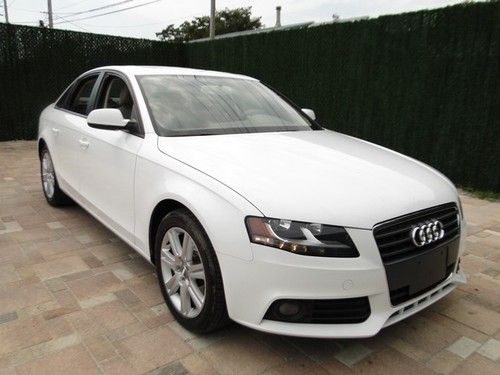 10 a4 a 4 turbo 2.0t t premium 1 owner very clean florida driven luxury sedan