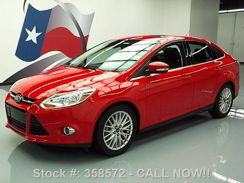2012 ford focus sel leather sunroof park assist 31k mi texas direct auto
