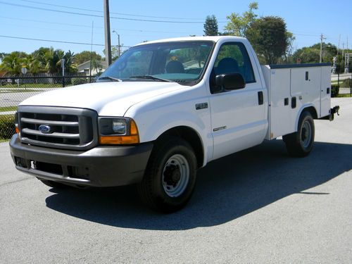 1999 ford f250 f350 utility service truck 7.3l turbo diesel only 77k miles