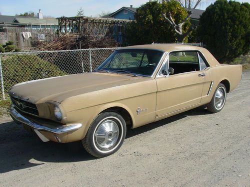 1965 ford mustang coupe - six cylinder - three speed manual - second owner
