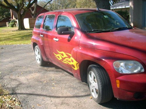 2006 chevrolet hhr ls wagon 4-door 2.2l  red with yellow flames