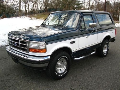 1994 bronco 75k act miles! original paint! 5.8 v8_tow package_southern truck!