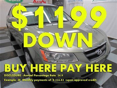 2008(08)sonata gls we finance bad credit! buy here pay here low down $1199