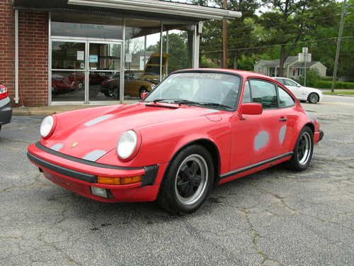 1987 porsche 911 carrera coupe/low miles/sun-roof/air conditioning/southern 911!