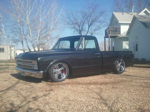 1967 68 69 70 71 72 chevy c-10 truck custom shortbed fuel injected show truck