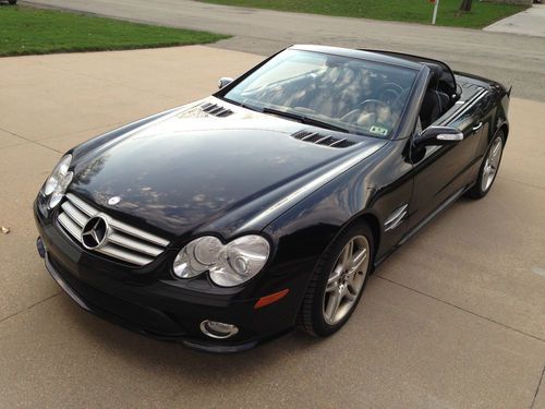 2007 sl600 mercedes v12 biturbo amg package, pano roof, parktronic