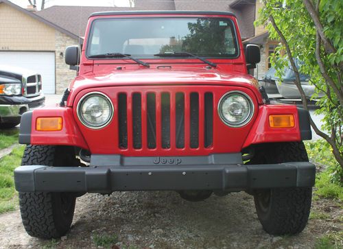 2005, automatic, jeep wrangler, tj se, roll up windows, 4wd, lady owned, babied!