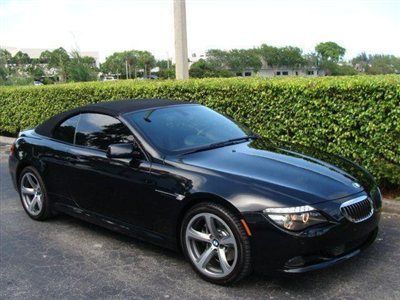 2010 bmw 650cic,bmw warranty &amp; free maint.,1-owner,carfax cert,all the toys,nr