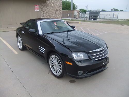 2005 chrysler crossfire srt-6 amg leather heat seats rebuildable salvage
