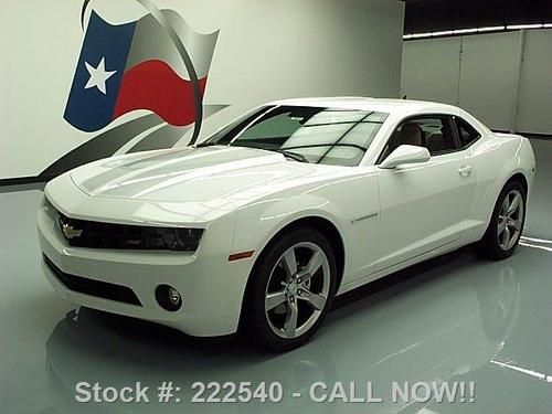 2010 chevy camaro lt2 rs auto htd leather 20" wheels 4k texas direct auto
