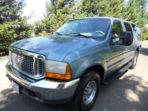 2000 ford excursion xlt sport utility 4-door 6.8l clean title &amp; smogged