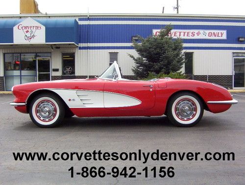 1960 corvette convertible, 350-ram jet fuel injection