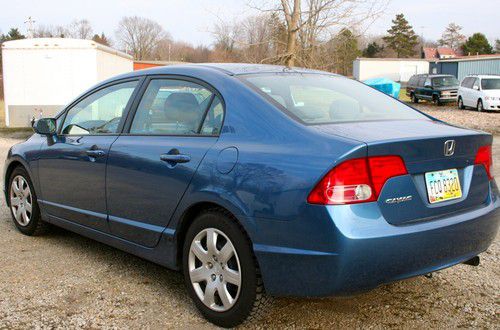 53k mi mechanic-owned very clean '08 civic lx auto 4 new snows on steel wheels