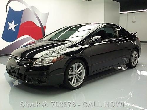 2008 honda civic si coupe 6-speed sunroof one owner 60k texas direct auto