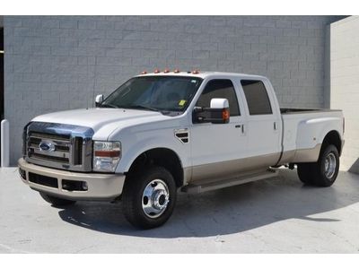 Turbo diesel power stroke 6.4l 4wd 4x4 crew cab chaparral leather sunroof mp3