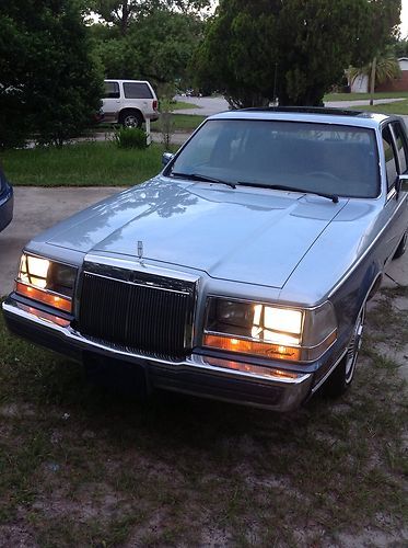 1986 lincoln continental one of a kind no reserve