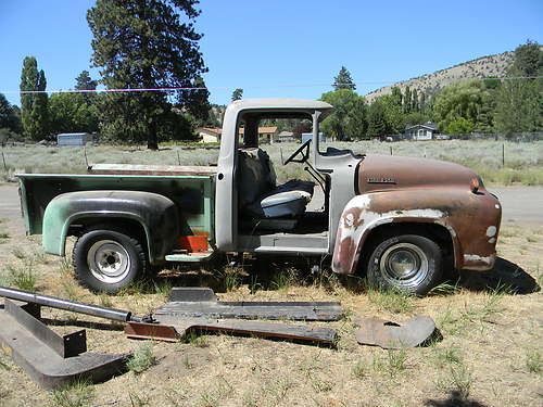 1956 ford f100 small window project