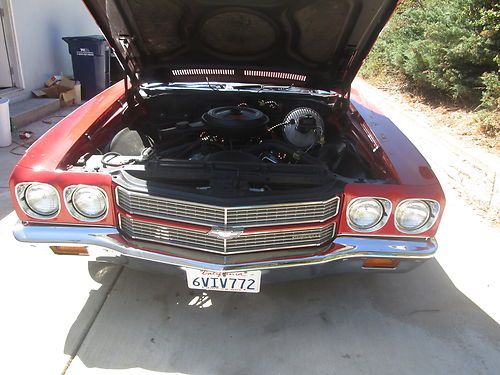 1970 chevrolet chevelle malibu convertable 350 automatic power new top sweet!!!!
