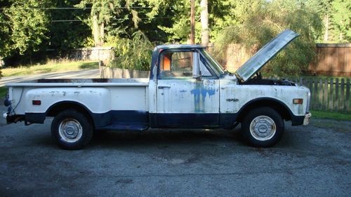 1969 chevy c10 pickup truck longbed stepside v8 4 speed posi-trac project as-is