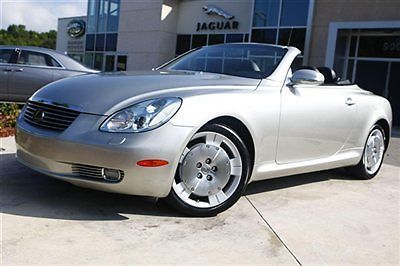 2002 lexus sc 430 convertible - 1 owner - extremely low miles