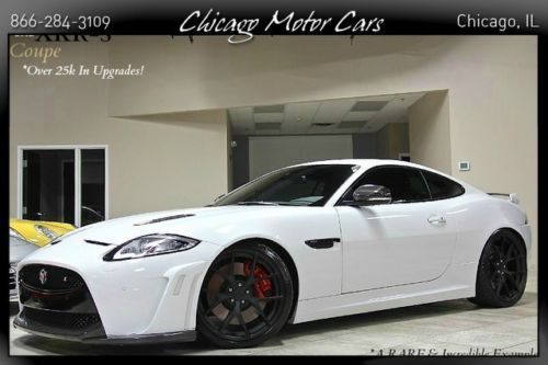 2012 jaguar xkr s coupe white 5.0l supercharged over 25k in upgrades! incredible