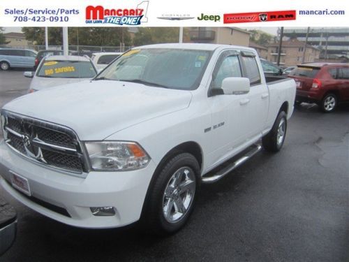 White ram 1500 sport 5.7l cd 4x4 one owner tow package clean warranty