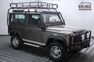 1997 land rover defender d90 rare le limited edition willow green very rare 4x4