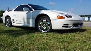 1998 mitsubishi 3000gt sl coupe pearl white 2-door 3.0l