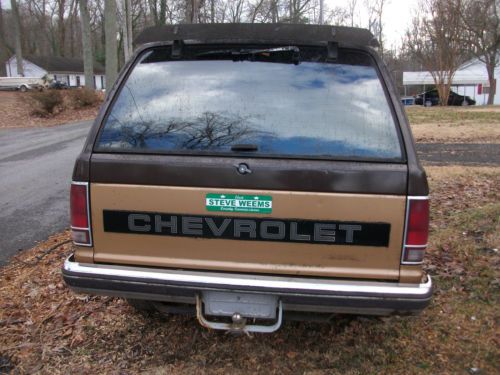 1989 chevrolet s10 blazer base sport utility 2-door 4.3l