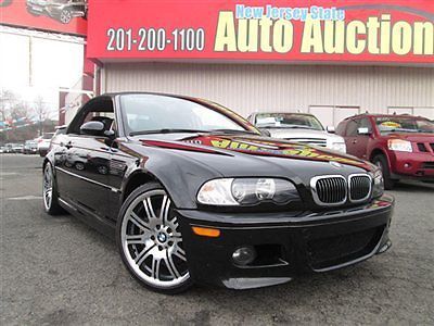 06 bmw m3 convertible sport package navigation carfax certified pre owned 6-spee