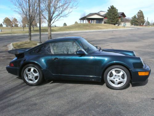 1991 porsche 911 turbo-80k careful miles-the rarest and last of the breed-strong