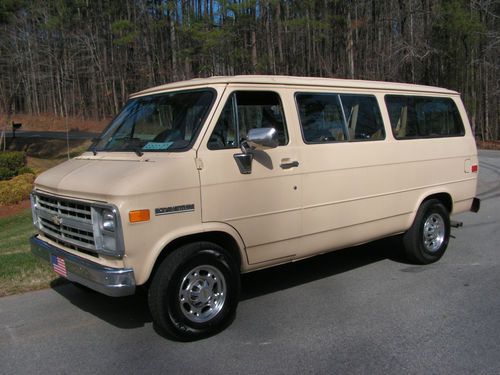 1988 chevrolet bonaventure - g30 van with &lt;50,000 actual miles