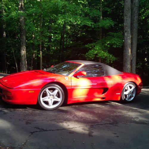 Red ferrari 355 spider challenge grill -manual-full engine out service jan 2013!