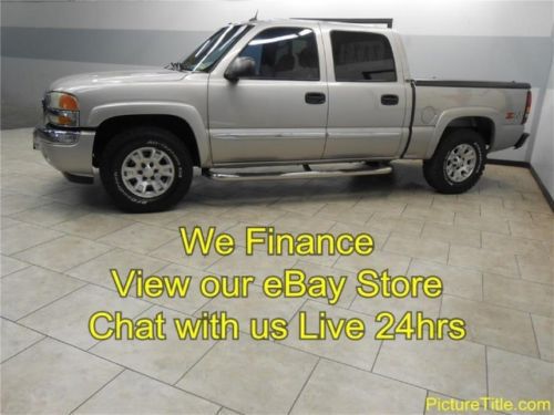 05 sierra sle 4wd 4x4 z71 crew cab bed cover updated wheels we finance texas