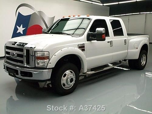 2008 ford f-350 fx4 diesel drw crew 4x4 leather tow 52k texas direct auto